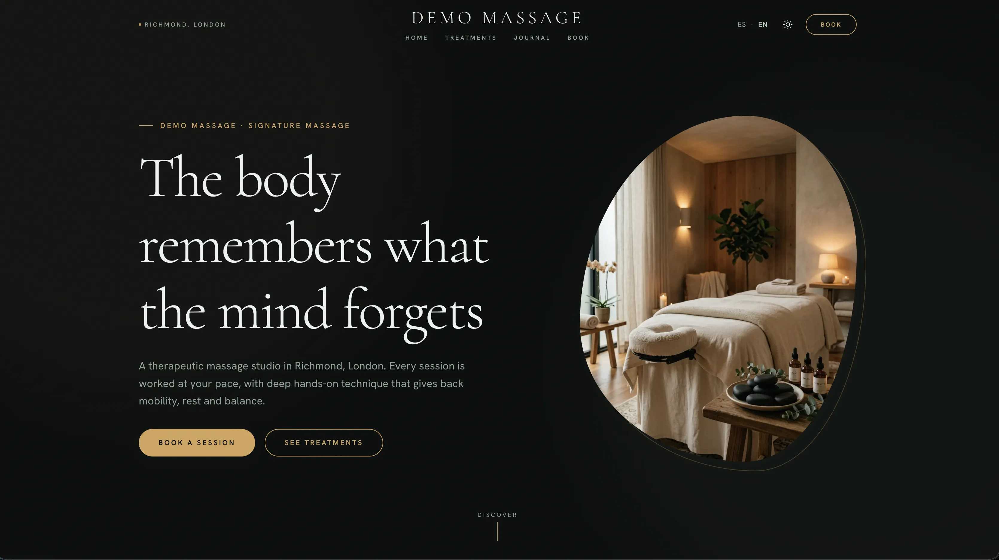 Demo Massage