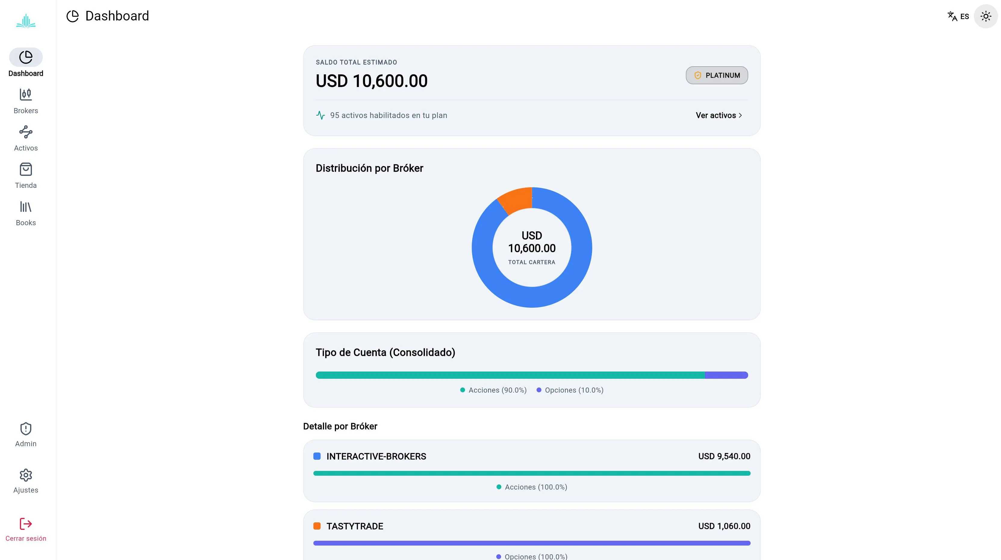 Investep App Showcase Screenshot - View 1